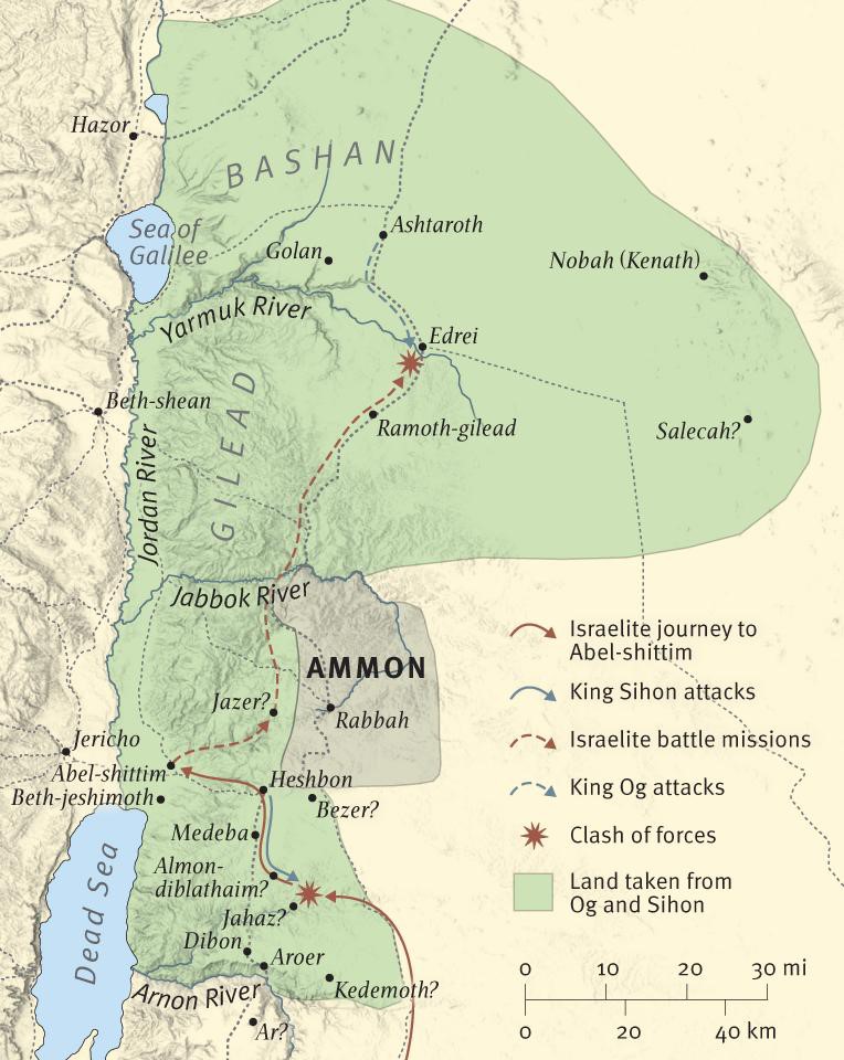 Deuteronomy Map