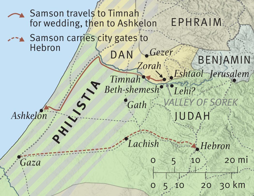 Timnah Map