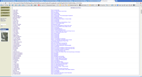 OLD REFERENCE TABLE